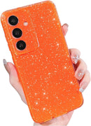 Samsung Galaxy S25 Ultra Bling Glitter Case – Thin Slim Shockproof Soft TPU Protective Cover with Sparkly Design for Girls