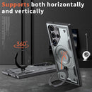 Heavy - Duty Galaxy S25 Ultra Case with 360° Rotatable Ring Kickstand