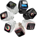 2 Pack Case with Tempered Glass Screen Protector for Apple Watch SE(2023) Series