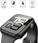 2 Pack Tempered Glass Case Compatible for Apple Watch Series 10 (2024) 46Mm, Hard PC Screen Protector