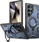 Heavy - Duty Galaxy S25 Ultra Case with 360° Rotatable Ring Kickstand