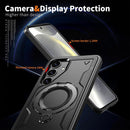 Heavy - Duty Galaxy S25 Ultra Case with 360° Rotatable Ring Kickstand