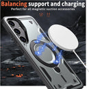 Heavy - Duty Galaxy S25 Ultra Case with 360° Rotatable Ring Kickstand