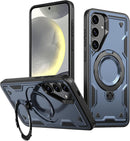 Heavy - Duty Galaxy S25 Ultra Case with 360° Rotatable Ring Kickstand