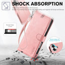 iPhone 16 Leather Magnetic Closure Protective Flip Cover Compatible Black