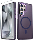 Samsung Galaxy S25 Ultra Matte Magnetic Case with Anti - Fingerprint Finish