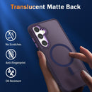 Samsung Galaxy S25/S24 Plus Screen Protector Translucent Magnetic Case