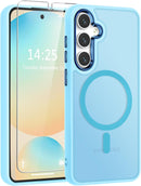 Samsung Galaxy S25/S24 Plus Screen Protector Translucent Magnetic Case