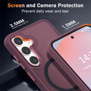 Samsung Galaxy S25/S24 Plus Screen Protector Translucent Magnetic Case