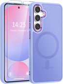 Samsung Galaxy S25/S24 Plus Screen Protector Translucent Magnetic Case