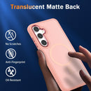 Samsung Galaxy S25/S24 Plus Screen Protector Translucent Magnetic Case