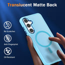 Samsung Galaxy S25/S24 Plus Screen Protector Translucent Magnetic Case