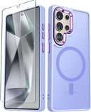 Samsung Galaxy S25 Ultra Matte Magnetic Case with Anti - Fingerprint Finish