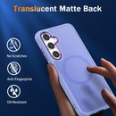 Samsung Galaxy S25/S24 Plus Screen Protector Translucent Magnetic Case