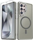 Samsung Galaxy S25 Ultra Matte Magnetic Case with Anti - Fingerprint Finish