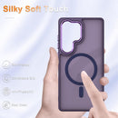 Samsung Galaxy S25 Ultra Matte Magnetic Case with Anti - Fingerprint Finish