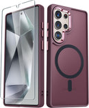 Samsung Galaxy S25 Ultra Matte Magnetic Case with Anti - Fingerprint Finish