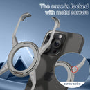 Frameless Magnetic Kickstand Metal Case for iPhone 16 Pro Max