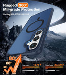 Samsung Galaxy S25/S24 Plus Screen Protector Translucent Magnetic Case