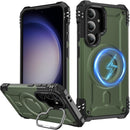 Samsung Galaxy S25 Plus Wireless Charging Kickstand Protective Phone Case