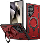 Heavy - Duty Galaxy S25 Ultra Case with 360° Rotatable Ring Kickstand