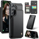 Samsung Galaxy S25 Plus Wallet Case with Card Holder Durable Protective Phone Case