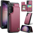 Samsung Galaxy S25 Plus Wallet Case with Card Holder Durable Protective Phone Case