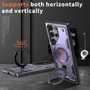 Heavy - Duty Galaxy S25 Ultra Case with 360° Rotatable Ring Kickstand