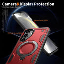 Heavy - Duty Galaxy S25 Ultra Case with 360° Rotatable Ring Kickstand