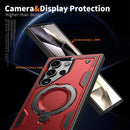 Heavy - Duty Galaxy S25 Ultra Case with 360° Rotatable Ring Kickstand