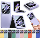 Case for Samsung Galaxy Z Flip 6 Case Built - In Tempered Cover Screen Protector Shockproof Full Body Matte Finish