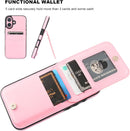 iPhone 16 Case Wallet Credit Card Holder Heavy Duty Protective Cover 16 6.1 Inch Mint Green