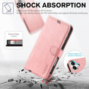 iPhone 16 Leather Magnetic Closure Protective Flip Cover Compatible Black
