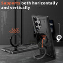 Heavy - Duty Galaxy S25 Ultra Case with 360° Rotatable Ring Kickstand