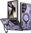 Heavy - Duty Galaxy S25 Ultra Case with 360° Rotatable Ring Kickstand