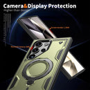 Heavy - Duty Galaxy S25 Ultra Case with 360° Rotatable Ring Kickstand