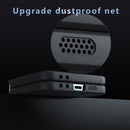 For Samsung Galaxy Z Flip 6 Case, Translucent Matte Hard Back & Soft Black Bumper