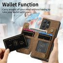 Galaxy S25 Ultra Zipper Leather Magnet Wallet Case