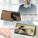 Galaxy S25 Ultra Zipper Leather Magnet Wallet Case