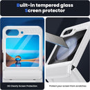 Galaxy Z Flip 5 Z Flip 5 Case Hinge Protection& Built - in Screen Protector Ultra Thin Case