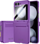 Galaxy Z Flip 5 Z Flip 5 Case Hinge Protection& Built - in Screen Protector Ultra Thin Case