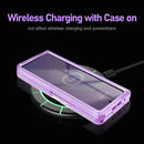 Galaxy Z Fold 5 Case Built Front Screen Protector Glitter Pattern Protective Girls Case