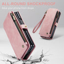 Galaxy Z fold 5 Case, Z fold 5 Pen Holder Slot Wristlet PU Leather Case