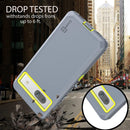 Google Pixel 7A Heavy Duty Military Grade Hybrid Etched Grip Bumper Rigid Hard Plastic case