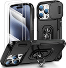 Google Pixel 7a Slide Camera Cover & 2X Screen Protector Military Grade Shockproof Phone Case