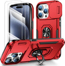 Google Pixel 7a Slide Camera Cover & 2X Screen Protector Military Grade Shockproof Phone Case
