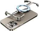 Military grade shockproof slim iPhone 16 Pro Max case with aluminum frame ring kickstand invisible protection