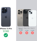 Case for iPhone 16 Pro Max with Card Holder + Wrist Strap, Flip Wallet Cover with Kickstand & Magnetic Closure