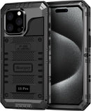 Case for iPhone 16 Pro Max with Waterproof Metal Frame + Built - in Screen Protector