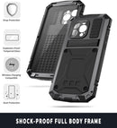Case for iPhone 16 Pro Max with Metal Frame + Shockproof Protection
